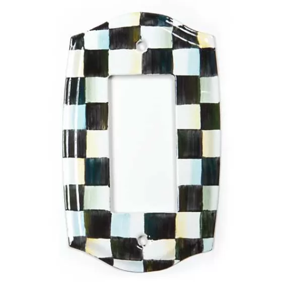 Placca Interruttore Monocomando con Rivestimento Decorativo - Design Esclusivo MacKenzie-Childs in Offerta Limitata

（：，