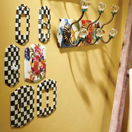 Placca Interruttore Monocomando con Rivestimento Decorativo - Design Esclusivo MacKenzie-Childs in Offerta Limitata

（：，
