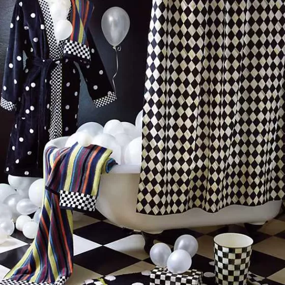 MacKenzie-Childs - Portalattine per Fazzoletti in Stile Regale con Fantasia Courtly Check, Prezzo Accessibile