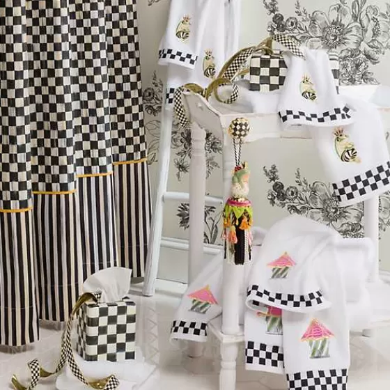 MacKenzie-Childs - Portalattine per Fazzoletti in Stile Regale con Fantasia Courtly Check, Prezzo Accessibile