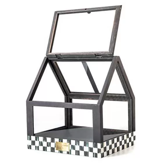 Serra Decorativa Courtly Check - Vetrina Botanica con Stile Regale - Nuova Collezione MacKenzie-Childs