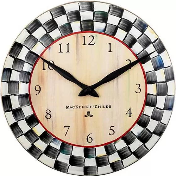 Orologio da Parete Elegante con Motivo Checkerboard - MacKenzie-Childs Prezzo Speciale

(：，