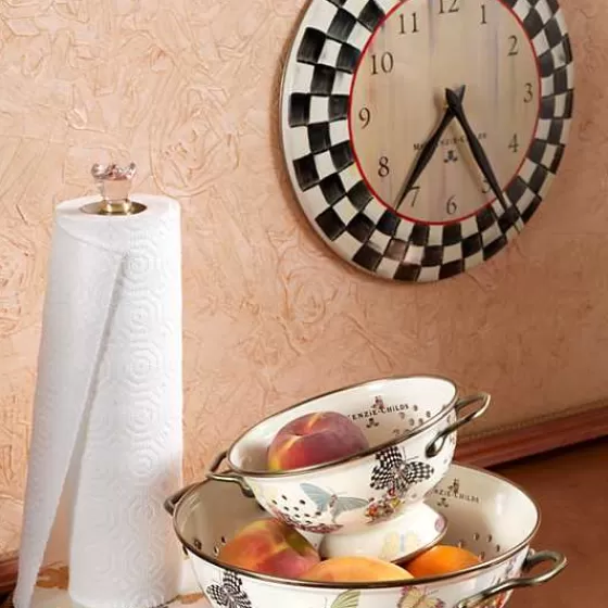 Orologio da Parete Elegante con Motivo Checkerboard - MacKenzie-Childs Prezzo Speciale

(：，