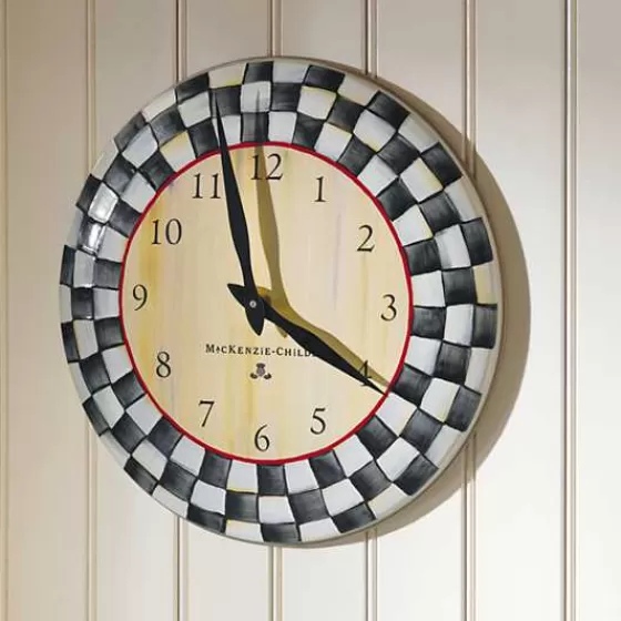 Orologio da Parete Elegante con Motivo Checkerboard - MacKenzie-Childs Prezzo Speciale

(：，