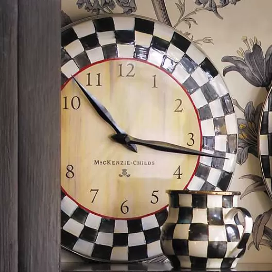 Orologio da Parete Elegante con Motivo Checkerboard - MacKenzie-Childs Prezzo Speciale

(：，