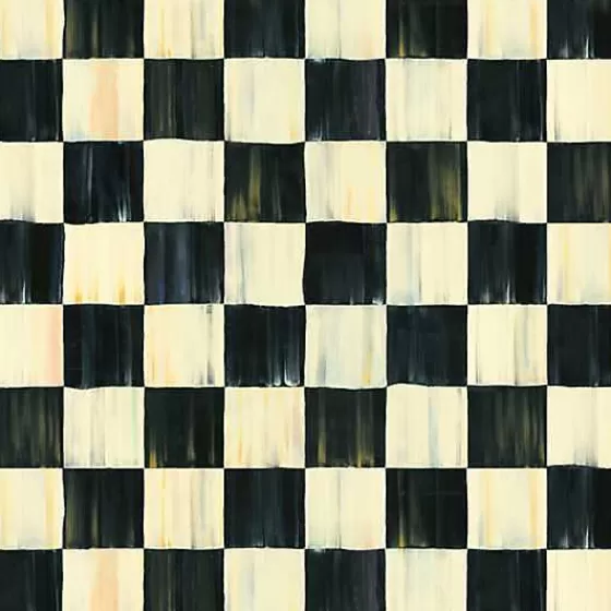 MacKenzie-Childs Carta da Parati Con Motivo Corte - Elegante Trama a Quadri per Interni Ricercati, Stile Contemporaneo con Decorazioni Regali, Ideale per Arredamenti di Classe