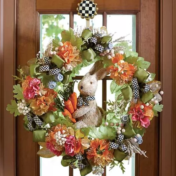 Ghirlandaio Elegante a Quadri Vintage - Accessorio per Porte MacKenzie-Childs in Promozione