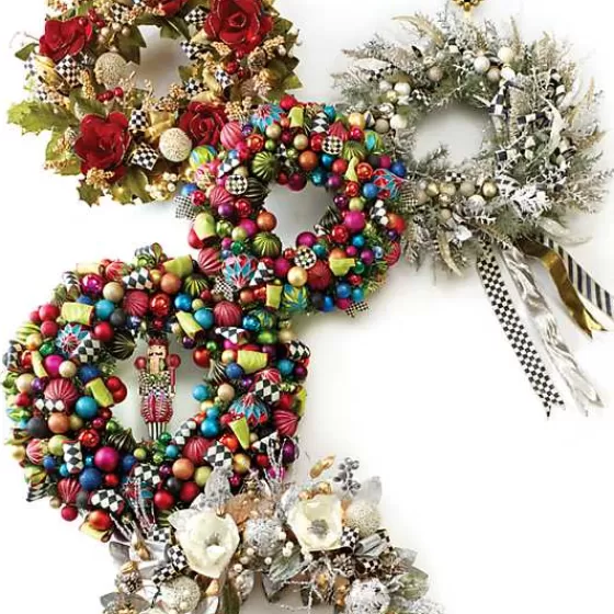 Ghirlandaio Elegante a Quadri Vintage - Accessorio per Porte MacKenzie-Childs in Promozione