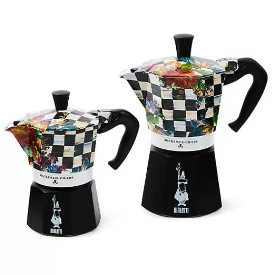 Moka Elegante da 3 Tazze - Stile Giardino Fiorito | MacKenzie-Childs | Promozione Limitata