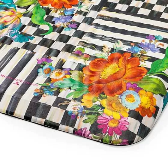 Tappetino Antiscivolo Fioritura Regale - 48x20 cm con Supporto GelPro 
Collezione Esclusiva MacKenzie-Childs | Edizione Limitata Primavera 

（：，，，，）