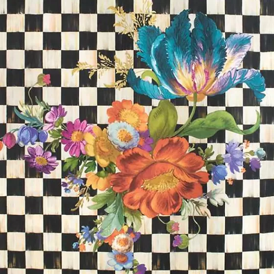 MacKenzie-Childs: Carta da Parati Regale con Fioriture Eleganti - Edizione Speciale Outlet
