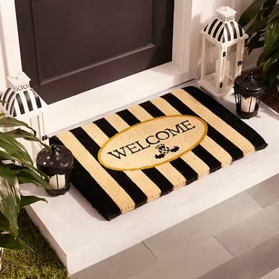 Lanterna decorativa MacKenzie-Childs in edizione speciale - Design a righe regali con finiture pregiate - Ultimi pezzi disponibili