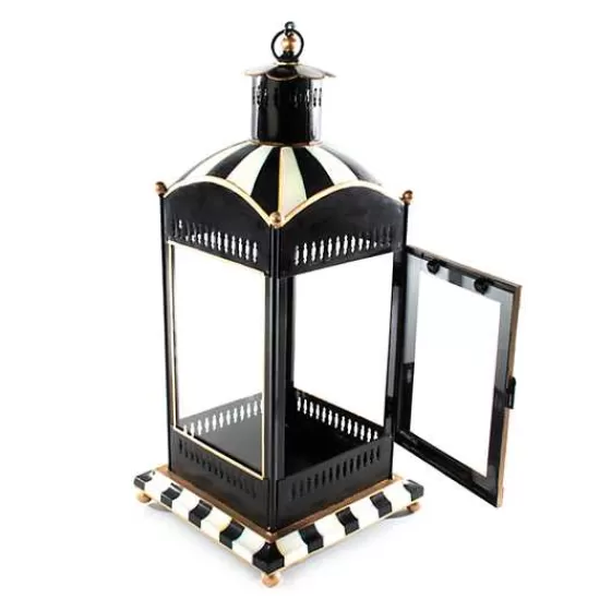 Lampada da Tavolo MacKenzie-Childs con Decorazione Righe Regali - Formato Grande per Candele - Prezzo Imbattibile