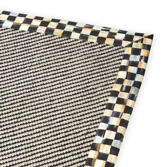Tappeto Elegante Courtly Twill di MacKenzie-Childs - 3'x5' Con Motivi Stilizzati, Offerta Imperdibile!