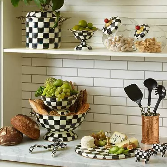 Set Sale e Pepe Artigianale con Motivo Mucca - MacKenzie-Childs Edition Speciale