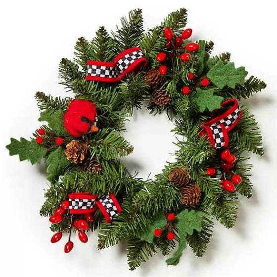 Corona Natalizia Mini 12cm - Decorazione Festiva Accogliente MacKenzie-Childs con Prezzo Speciale