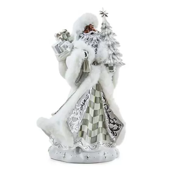 Ultimi Pezzi! Babbo Natale Nero Firmato MacKenzie-Childs - Regalo Esclusivo Crystal Palace con Sconto Lampo