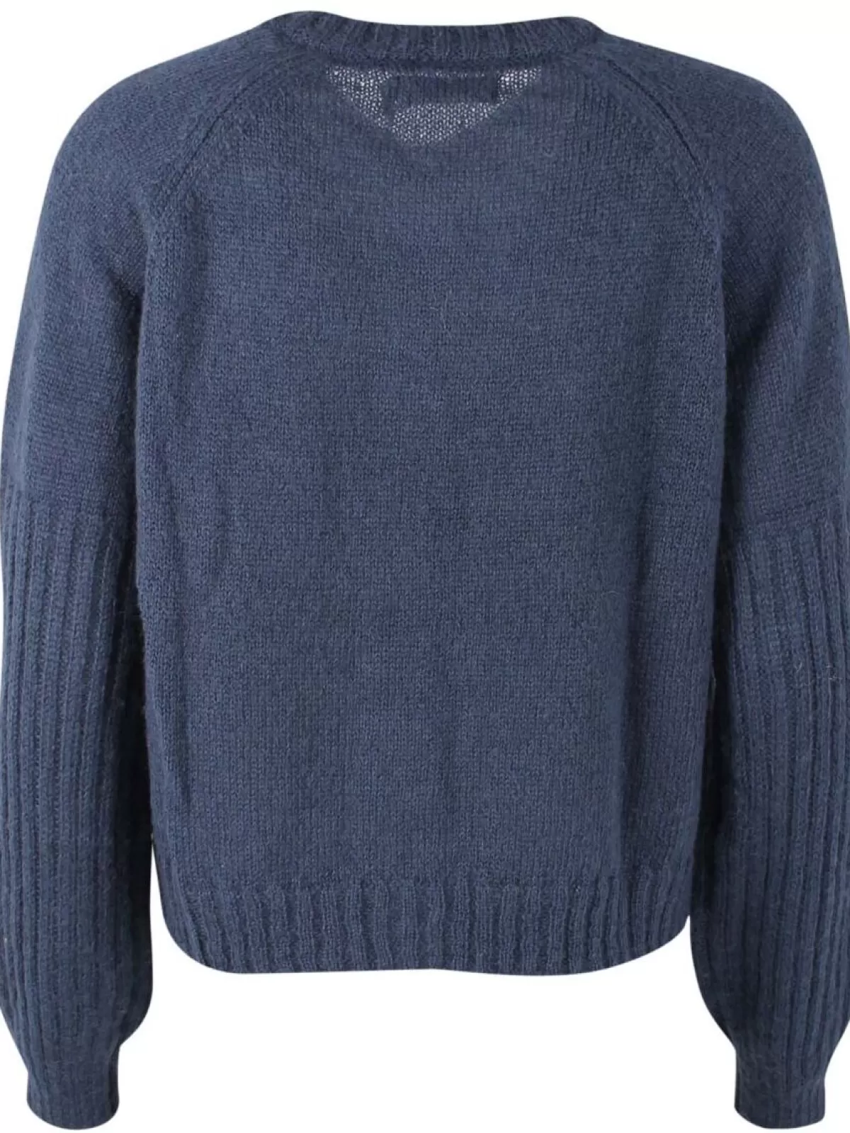 Cardigan in Lana Danarnaq | Cappotto Morbido Bleu Marino per Autunno-Inverno 2023 | Confezione Premium Danefæ