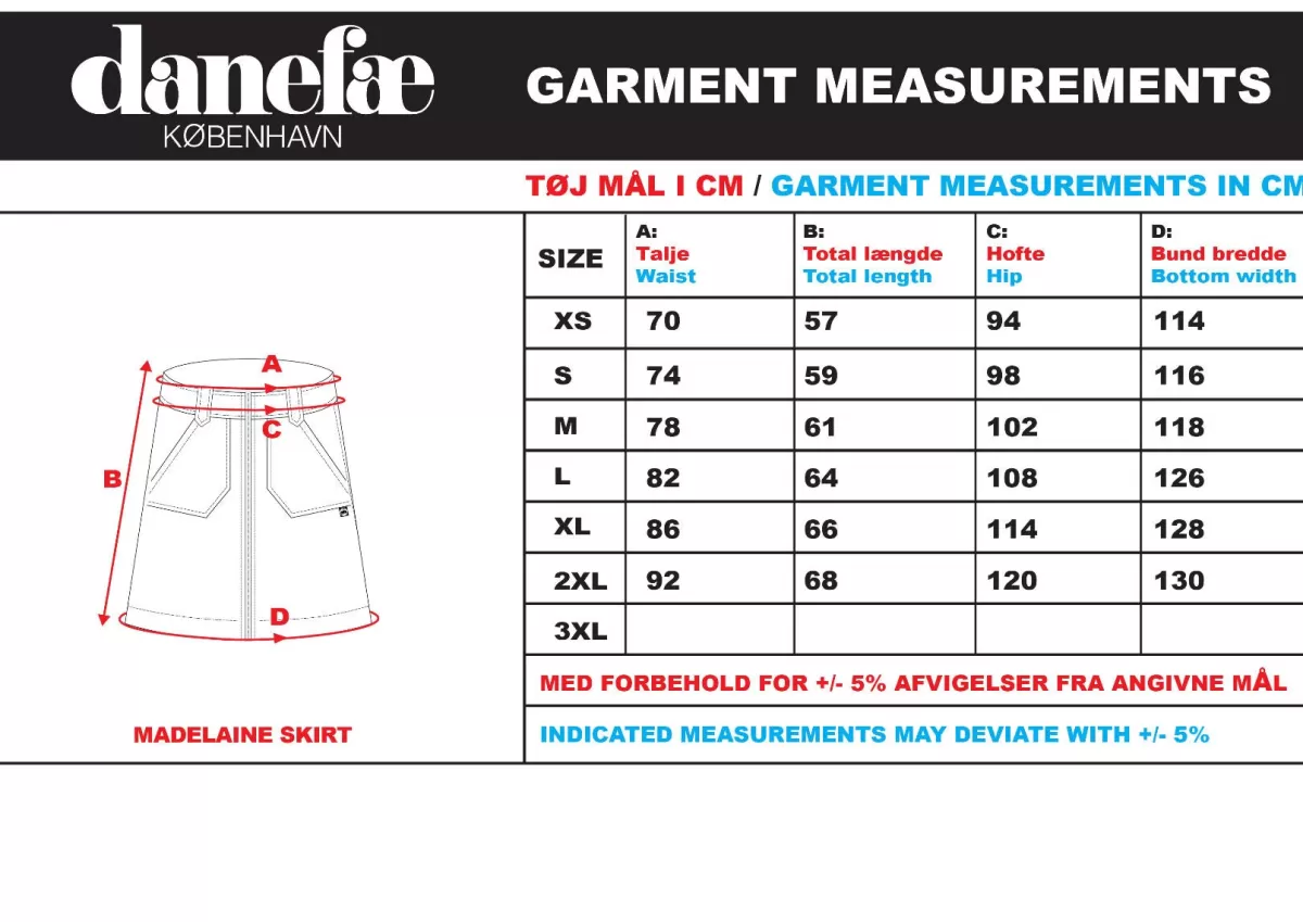 Gonna Cord Danemadelaine Verde Bottiglia - Offerta Limitata Danefæ