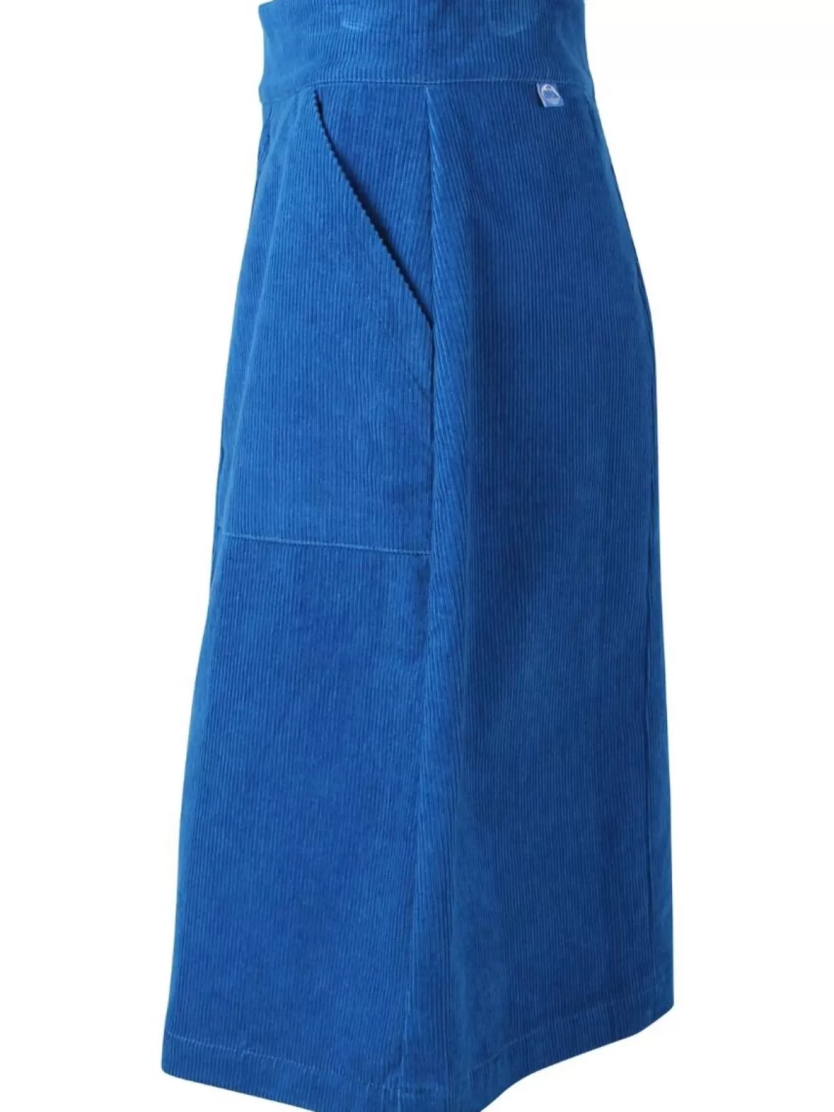 DANEMAREN by Danefæ - Gonna in Cord Blu Denim per Stile Bohémien Autunno 2023