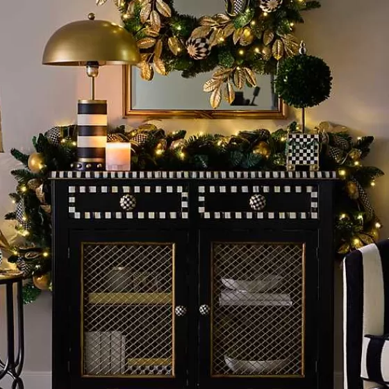 Ghirlanda Decorativa Smeraldo con Luci Integrata - MacKenzie-Childs, Decorazioni Luminose per Interni ed Esterni