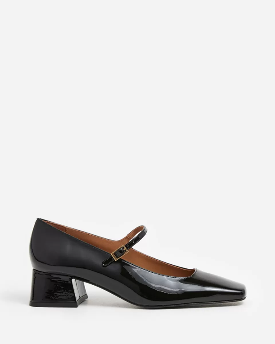 Eleganti Scarpe Flattered-Evan in Pelle Nera - Stile Minimalista e Comodo per Tutto il Giorno