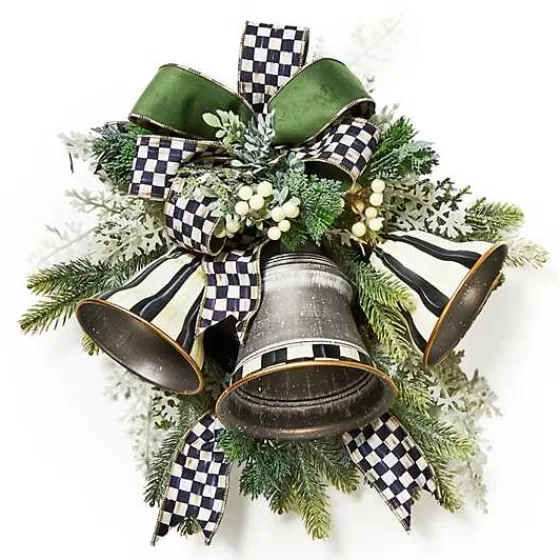 Ghirlanda Festiva con Campane Stile Cascina - Creazione Esclusiva MacKenzie-Childs