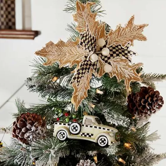 Delizioso Ornamento in Vetro a Forma di Furgone Postale - Design Rustico Esclusivo MacKenzie-Childs