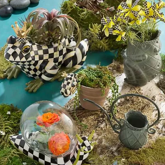 Delizioso Vaso da Giardino a Forma di Rana Fergal - Originale Collezione MacKenzie-Childs | Acquisto Online Esclusivo