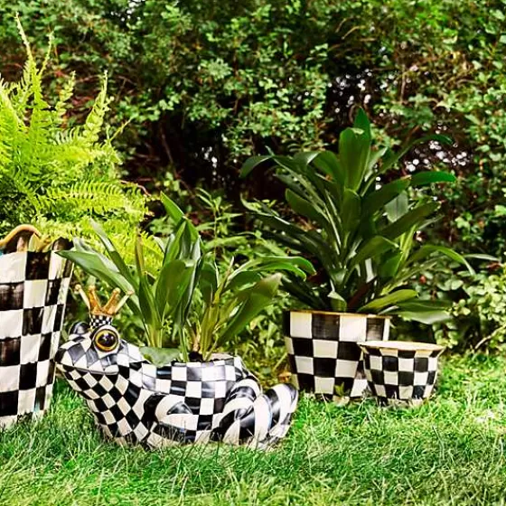 Delizioso Vaso da Giardino a Forma di Rana Fergal - Originale Collezione MacKenzie-Childs | Acquisto Online Esclusivo