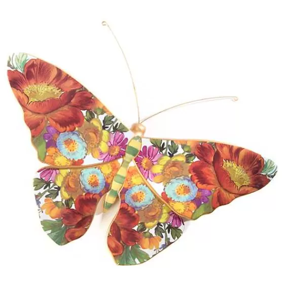 Pannelli Decorativi Farfalle Bazar Floreale - Design Elegante MacKenzie-Childs Edizione Esclusiva