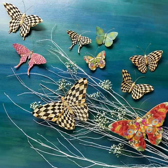 Pannelli Decorativi Farfalle Bazar Floreale - Design Elegante MacKenzie-Childs Edizione Esclusiva