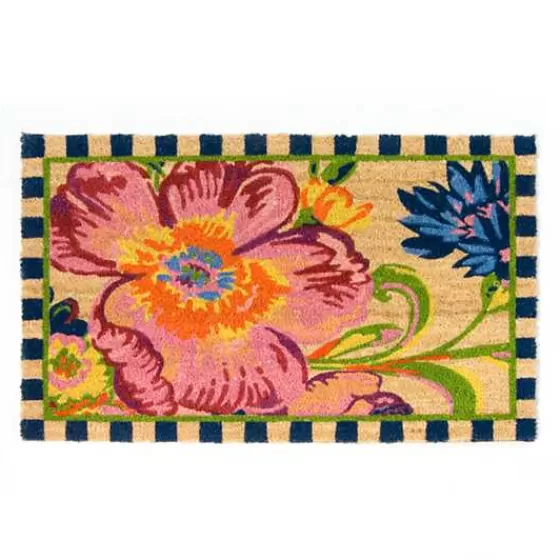 Tappeto Decorativo per Porta con Design Esclusivo - Originale Mackenzie-Childs Ispirato al Mercato dei Fiori, Prezzo Accessibile