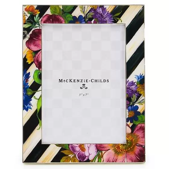 Cornice MacKenzie-Childs 'Flower Market' in Argento Placcato - Formato 13x18 con Sconto Esclusivo