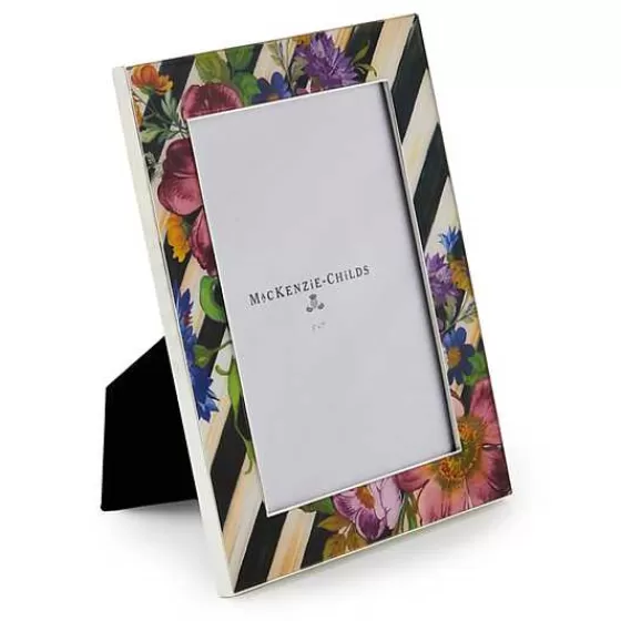 Cornice MacKenzie-Childs 'Flower Market' in Argento Placcato - Formato 13x18 con Sconto Esclusivo