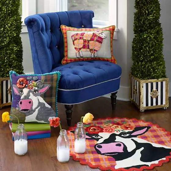 Cuscino Decorativo Frida Cowlo - Stile Vintage MacKenzie-Childs in Saldi Esclusivi