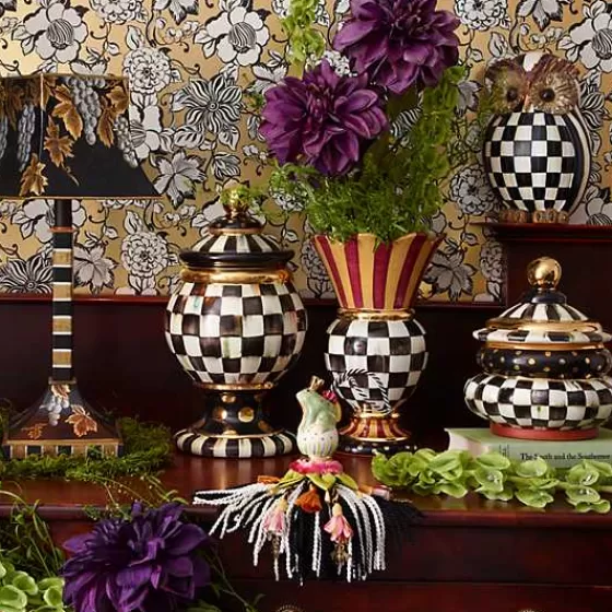 Delizioso Portachiavi in Ceramica a Forma di Rana - Design Esclusivo MacKenzie-Childs | Offerta Imperdibile