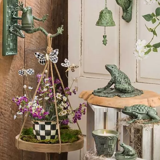 Porta Piante MacKenzie-Childs con Rana Decorativa - Design Unico a Prezzo Conveniente
