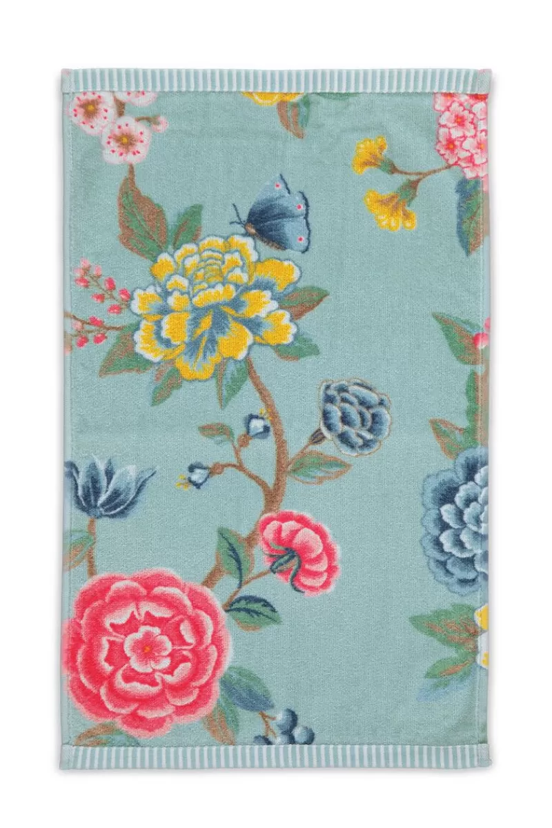 Lussuosi Asciugamani per Ospiti Good Evening - Confezione da 3 Pezzi 30x50 cm in Tonalità Blu Notturno, Hot Pip Collection