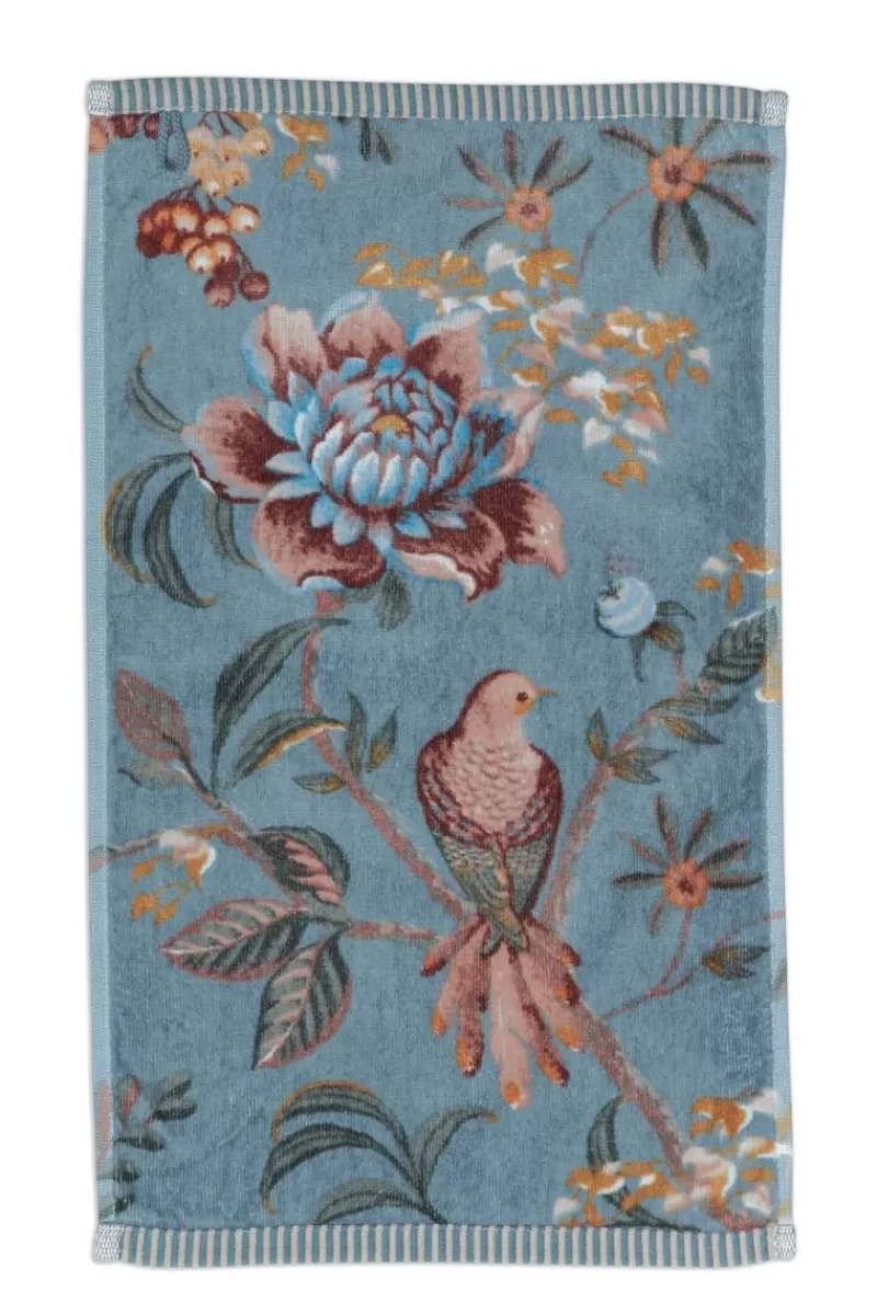 Pip Studio Kit Asciugamani Ospiti da 3 Pezzi - Fantasia Giardino Segreto in Tonalità Azzurro, Misura 30x50 cm

(：，，，，)