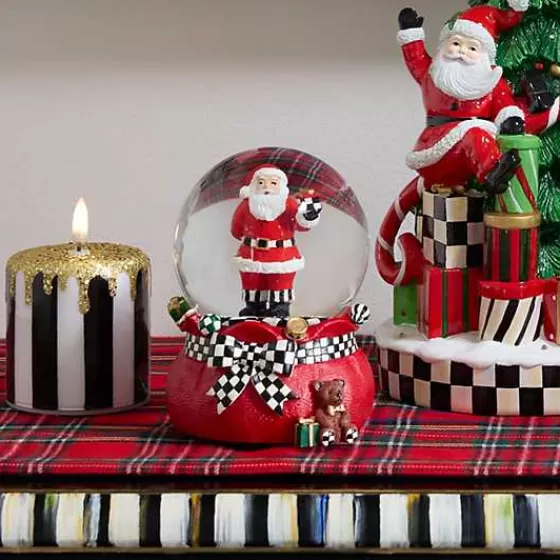 Globo di Neve Magico con Babbo Natale - Regalo Perfetto per le Feste | MacKenzie-Childs Offerta Speciale