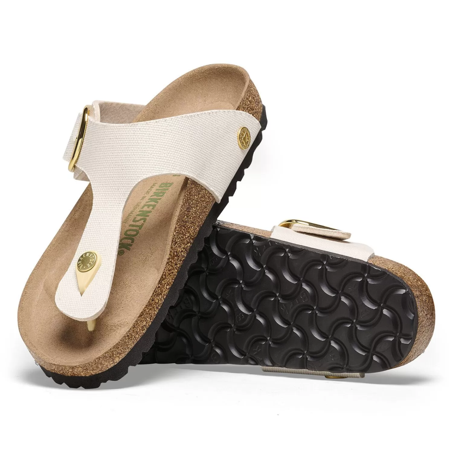 Birkenstock Sandali Infradito Donna Gizeh con Fibbia Oversize e Rivetti - Logo Iconico, Design Ergonomico e Conforto Premium, Perfetti per Stile Casual e Raffinatezza Estiva