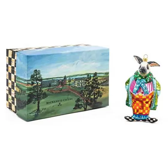 MacKenzie-Childs - Sfera Vintage con Coniglietto in Vetro, Collezione Retrò da Appendere - Disponibile Online