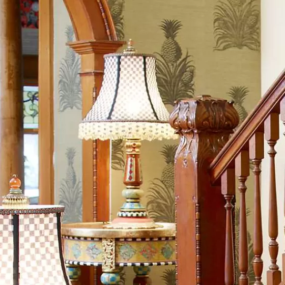 Lampada da Tavolo Stile Highland - Illuminazione Elegante per Interni | Design Esclusivo con Motivi Vintage | Boutique MacKenzie-Childs

（：，