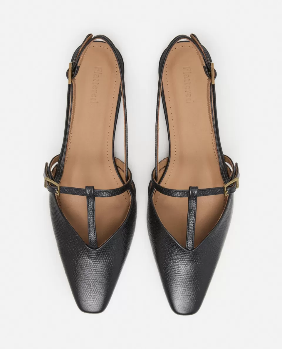 Flattered Josefina - Scarpe in Pelle Lucertola Artigianali con Finiture Eleganti