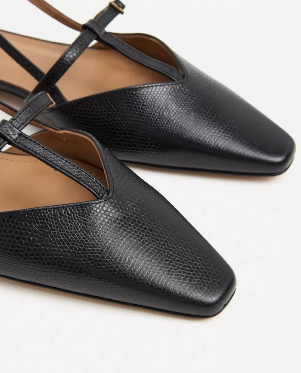 Flattered Josefina - Scarpe in Pelle Lucertola Artigianali con Finiture Eleganti