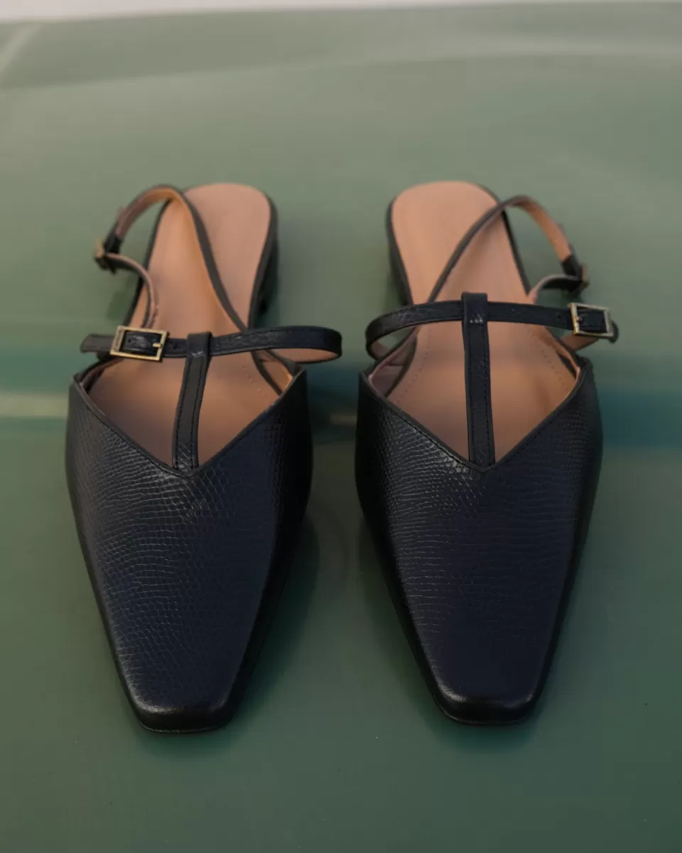 Flattered Josefina - Scarpe in Pelle Lucertola Artigianali con Finiture Eleganti