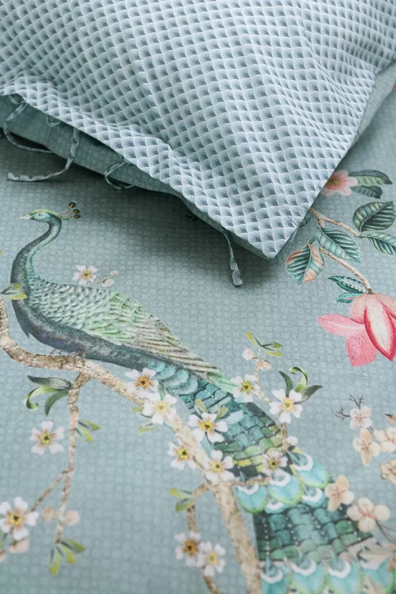 Pip Studio Fodera Cuscino Decorativo Blu Okinawa - Design Elegante per Arredamento Moderno
