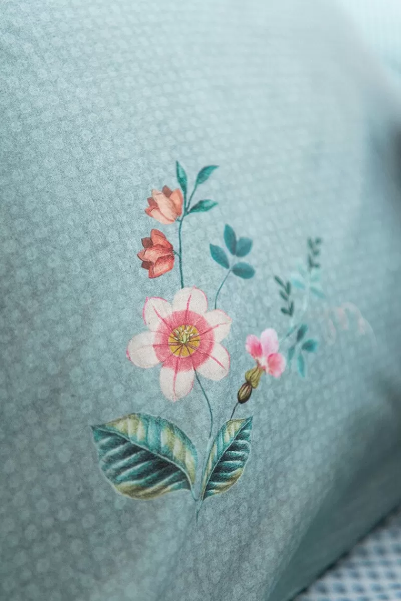 Pip Studio Fodera Cuscino Decorativo Blu Okinawa - Design Elegante per Arredamento Moderno