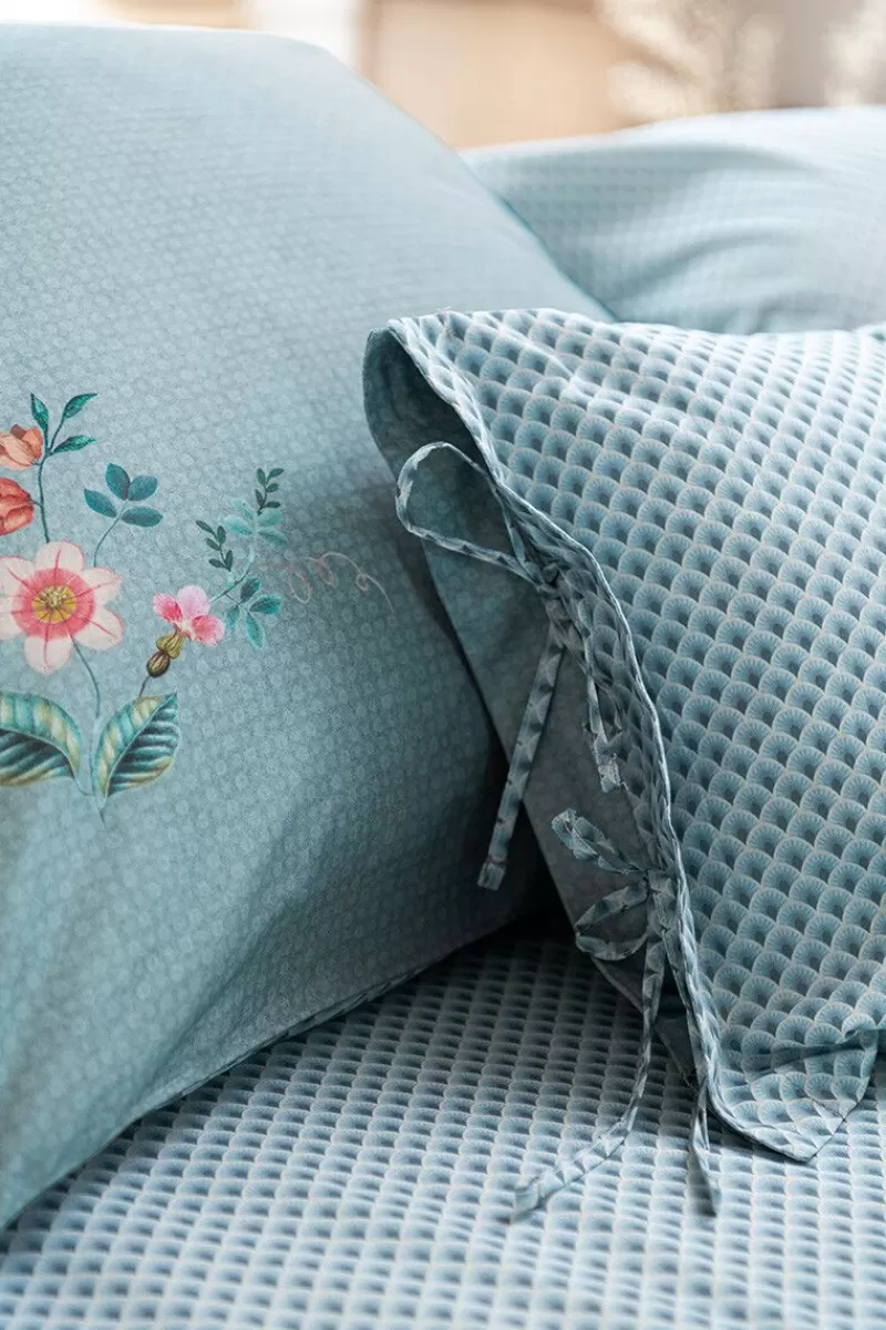 Pip Studio Fodera Cuscino Decorativo Blu Okinawa - Design Elegante per Arredamento Moderno